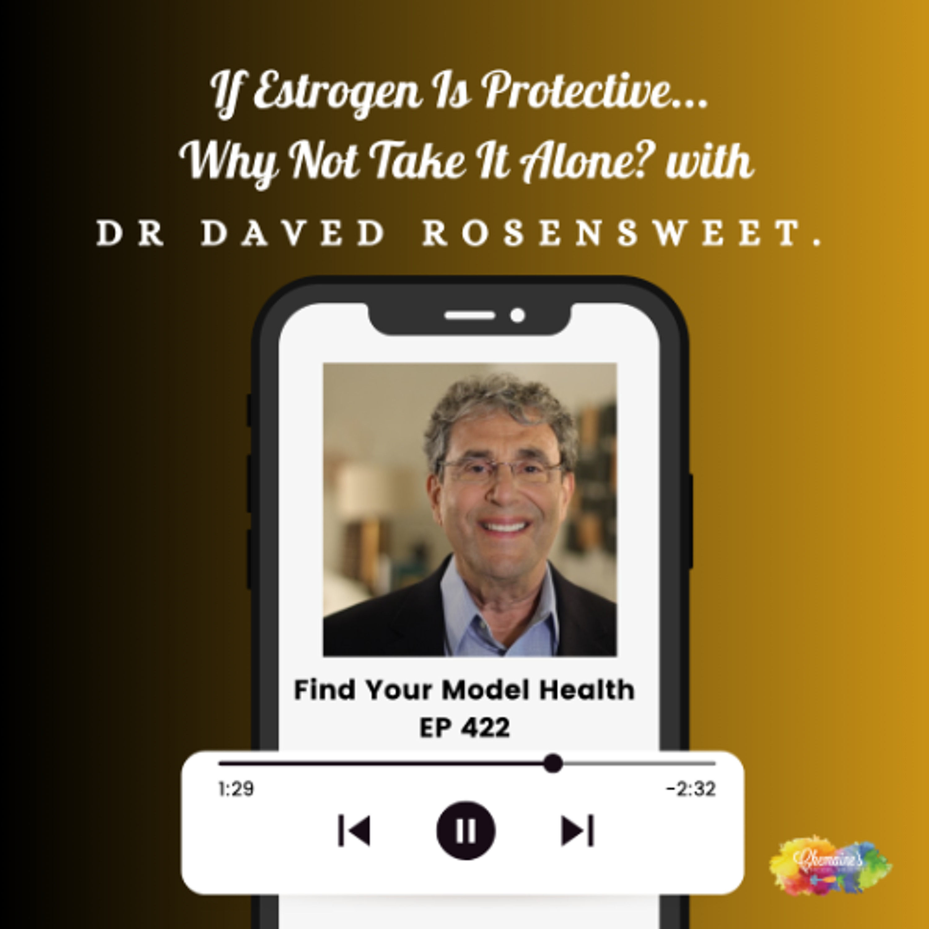 EP422 If Estrogen Is Protective... Why Not Take It Alone? With Dr Daved Rosensweet