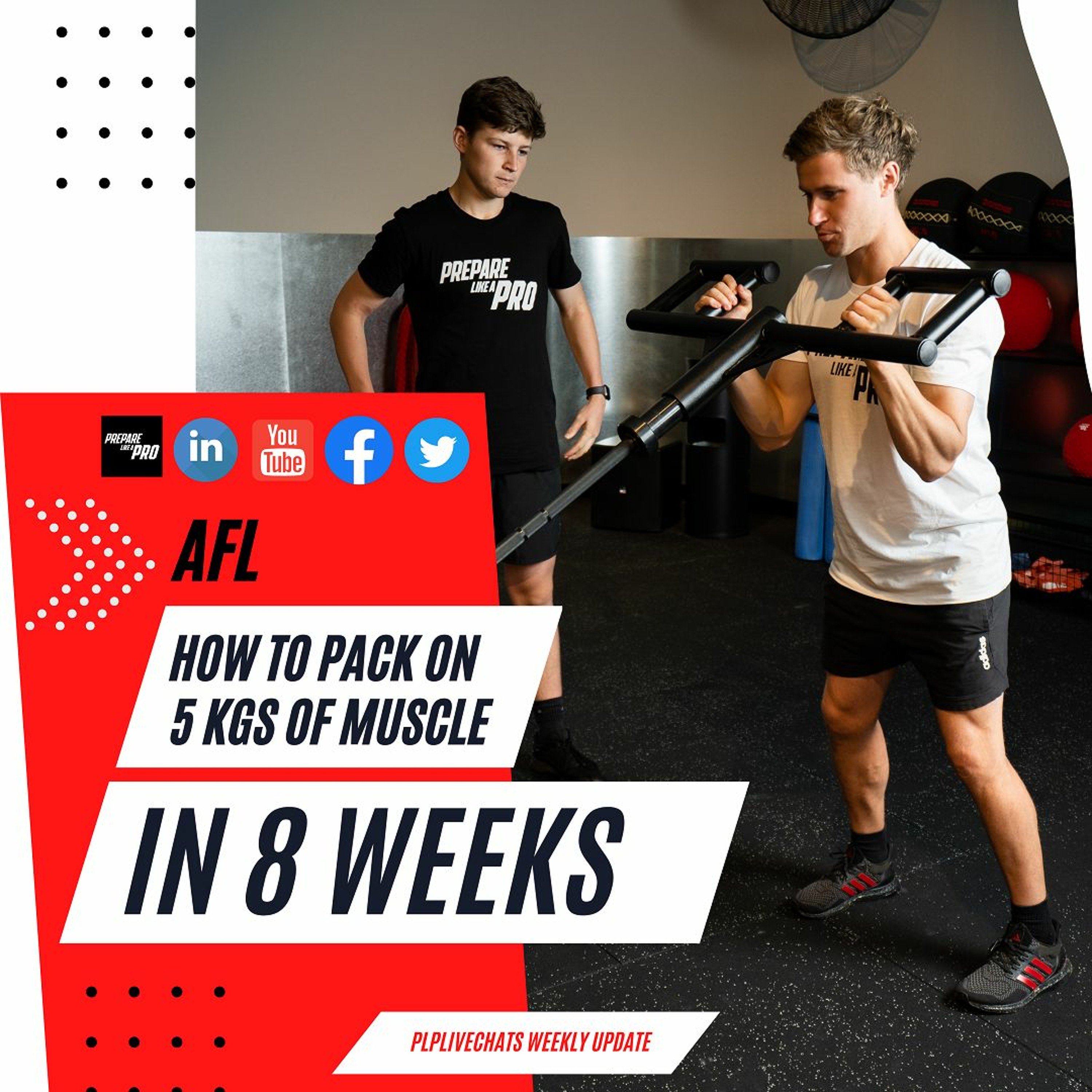 #76 - Top 5 Tips for Footballers Gain 5kg of muscle in less than 8 weeks episode artwork