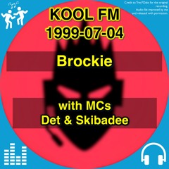 Brockie @ Kool FM, 4 July 1999