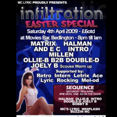 INFILTRATION DJ INTRO MC LETRIX MC RETRO