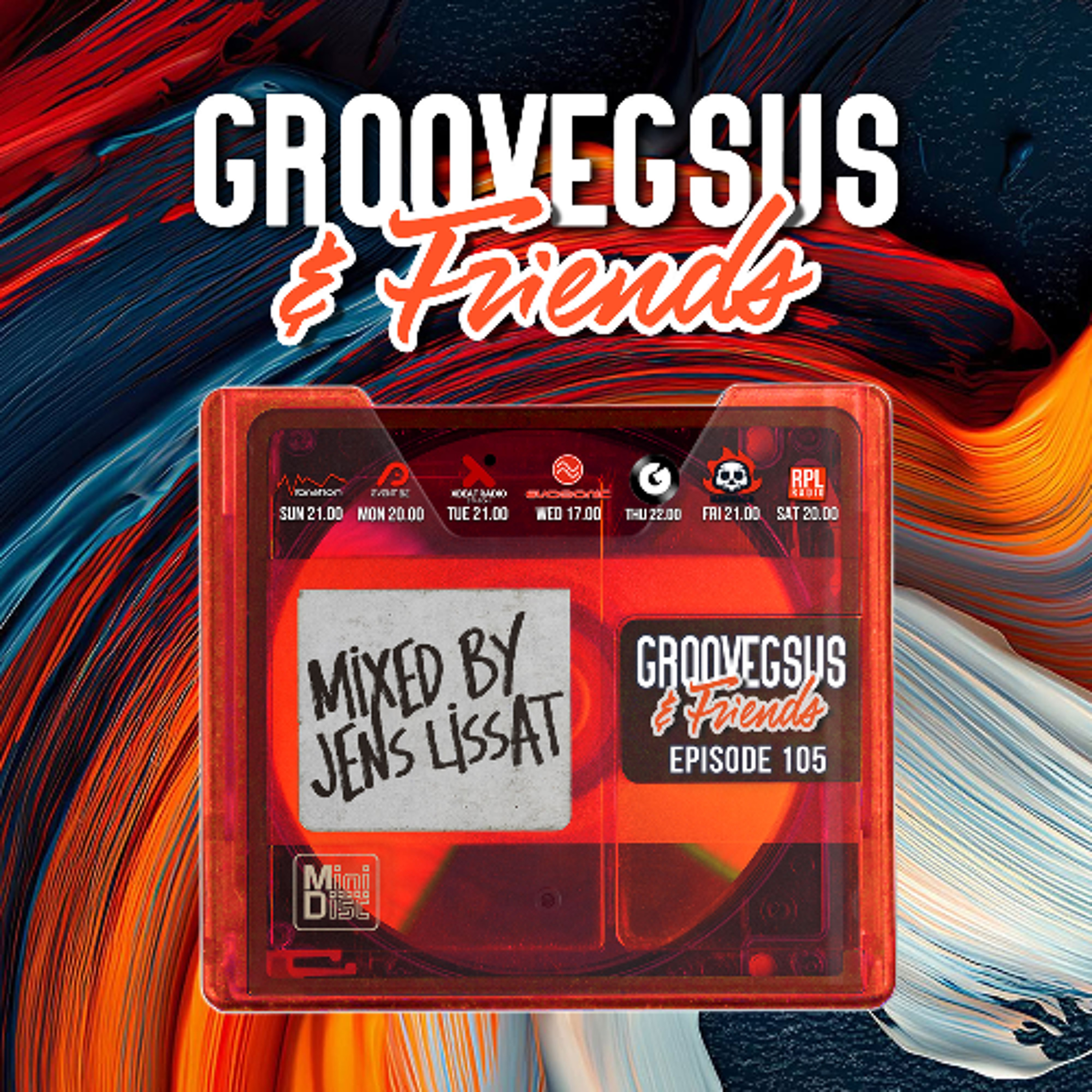 Groovegsus & Friends - EP105 - Jens Lissat (Radio) episode artwork
