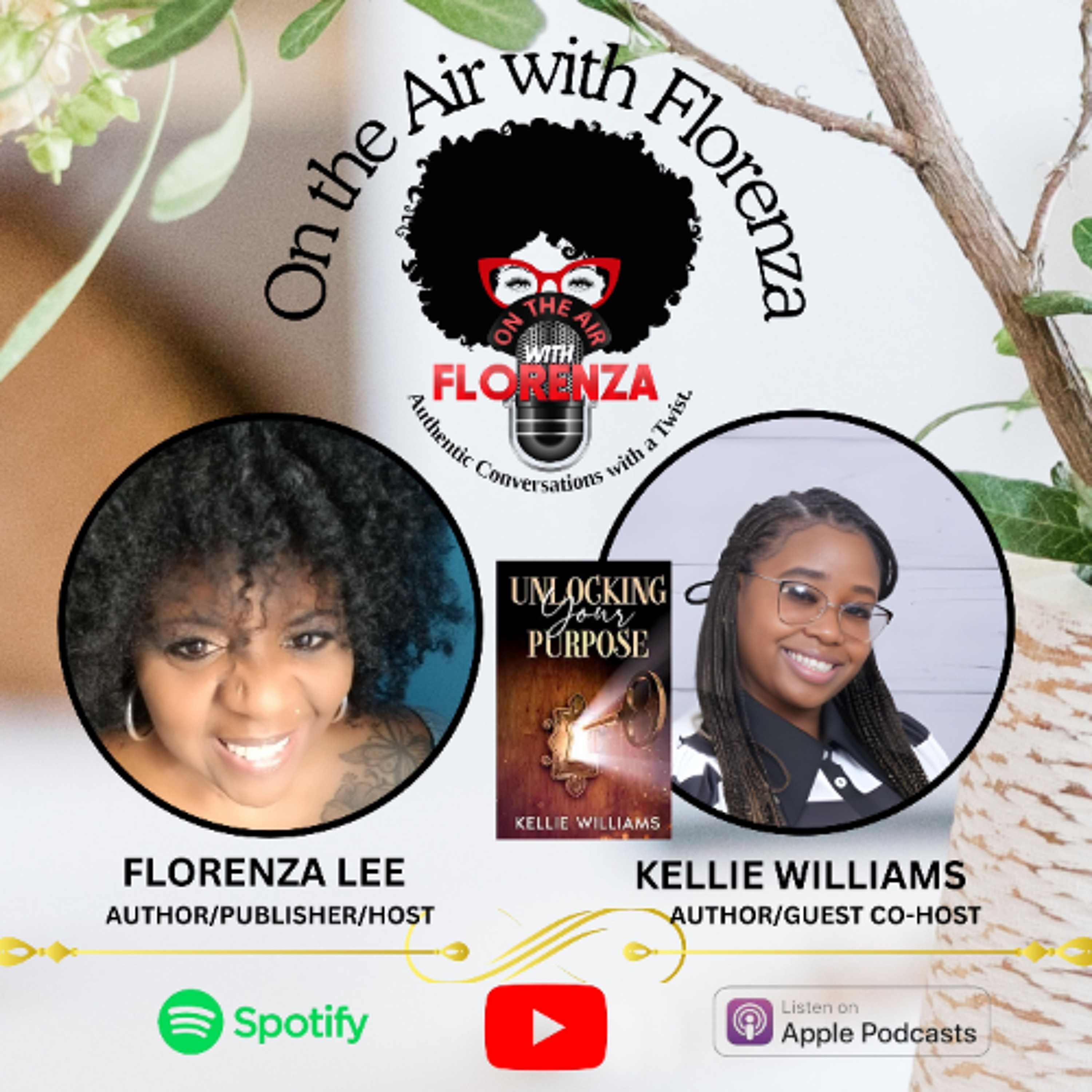 Kellie Williams Co-hosts On the Air with Florenza episode artwork