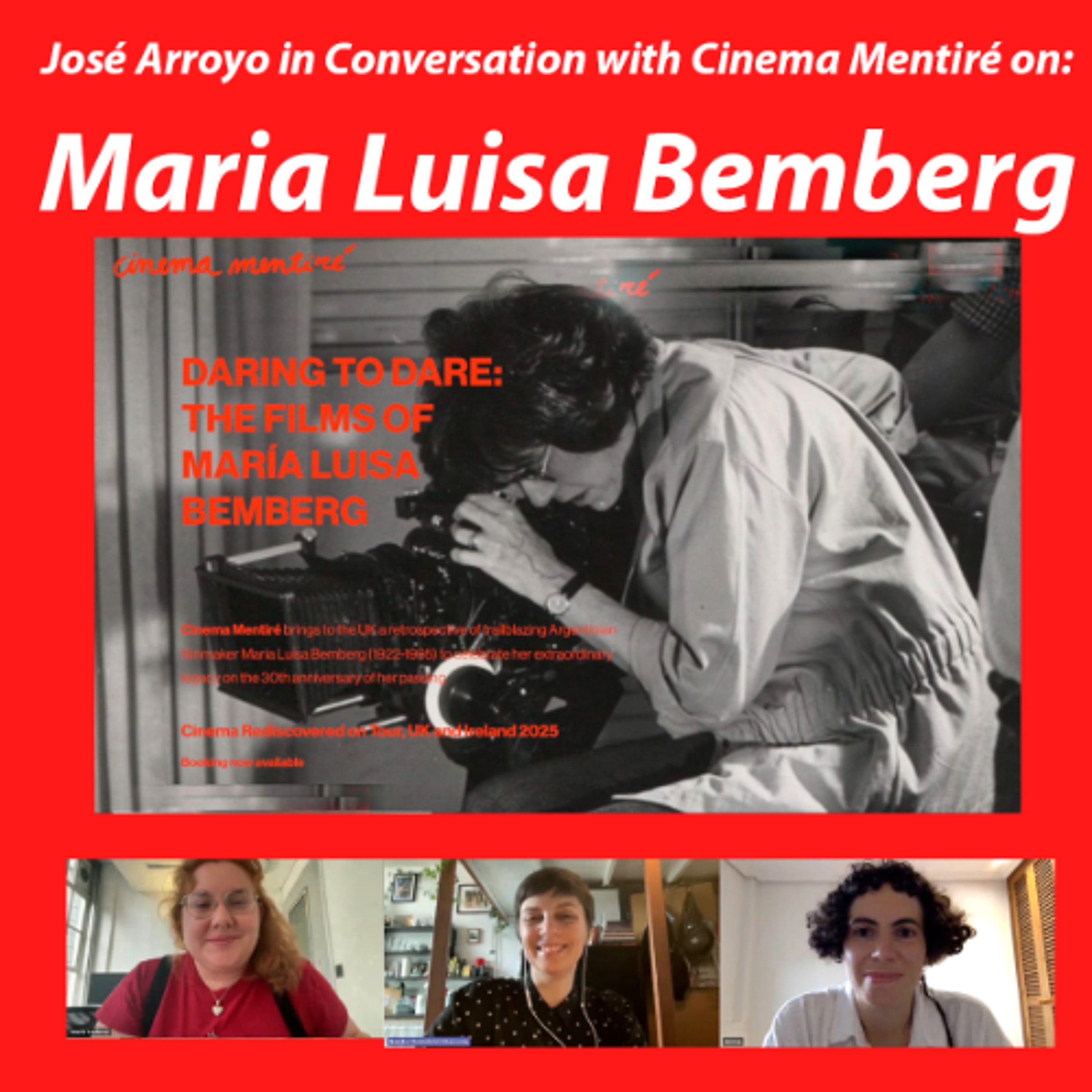 José Arroyo in Conversation with Cinema Mentiré