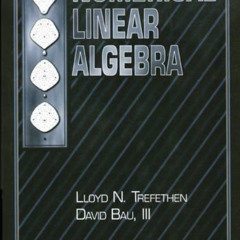 FREE KINDLE 🎯 Numerical Linear Algebra by  Lloyd N. Trefethen &  David Bau III KINDL