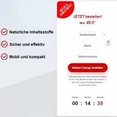 Motion Energy Gel Bewertungen & Erfahrungen 50 % Rabatt verfügbar. Beeilen Sie sich