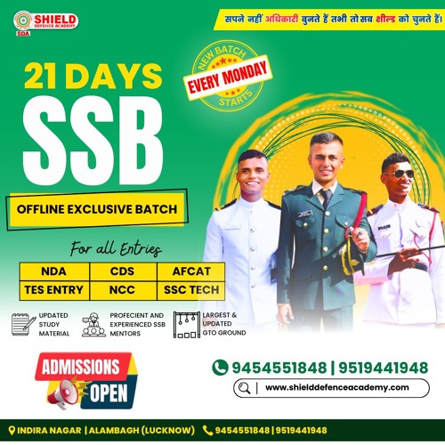 Best ssb Coaching In Lucknow - Shield Defence Academy