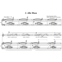Pawel Strzelecki: 2. "Alla Musa" [3 Songs to the Lyrics by Ugo Foscolo for Tenor and Piano (2025)].