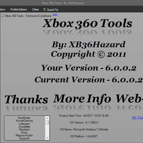 Stream XB36Hazard Xbox 360 Tools 7.0.0.3 __FULL__ by Jesse Teena | Listen  online for free on SoundCloud