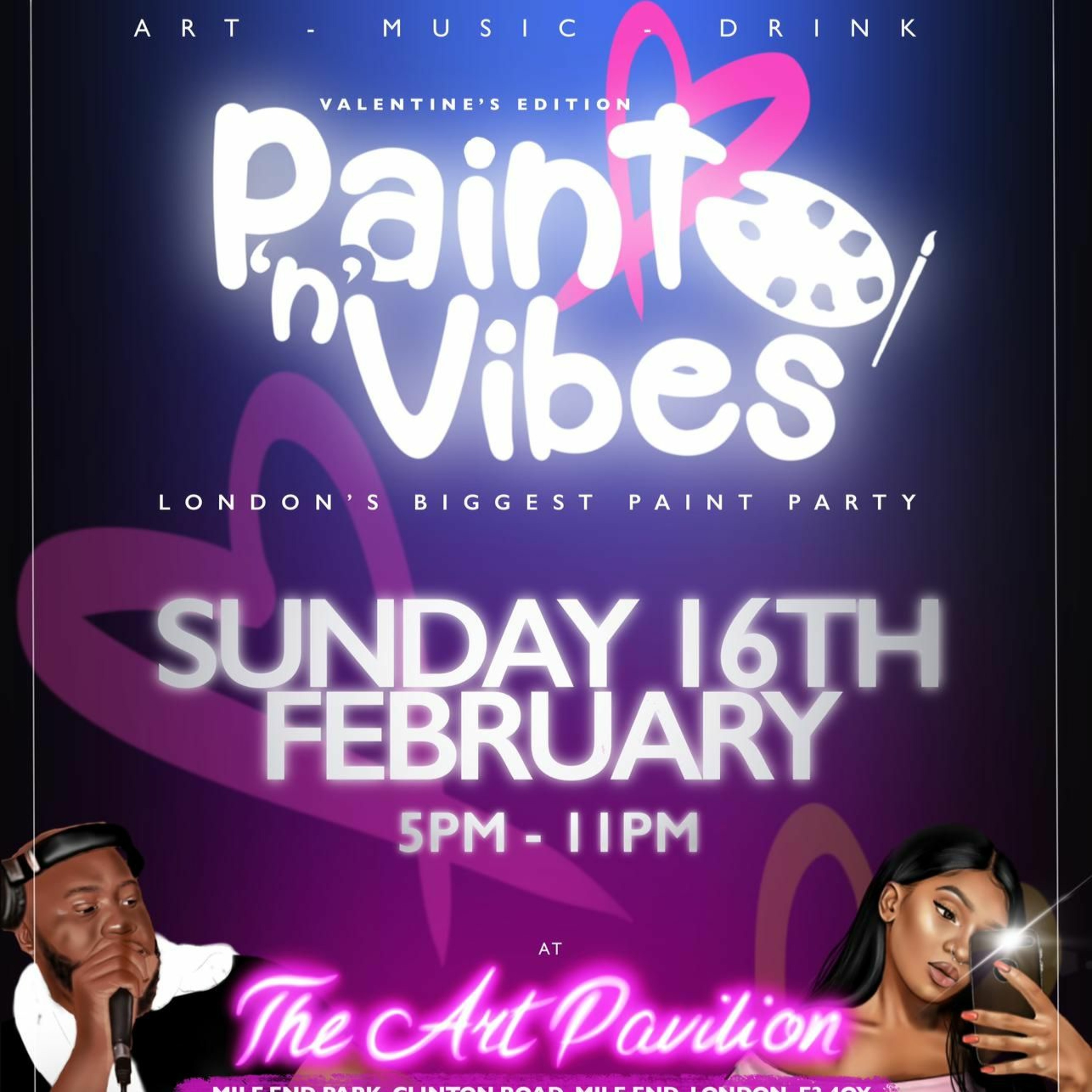 Paint n VIbes Live Set Billgates x MR Marvel 16th Febuary episode artwork