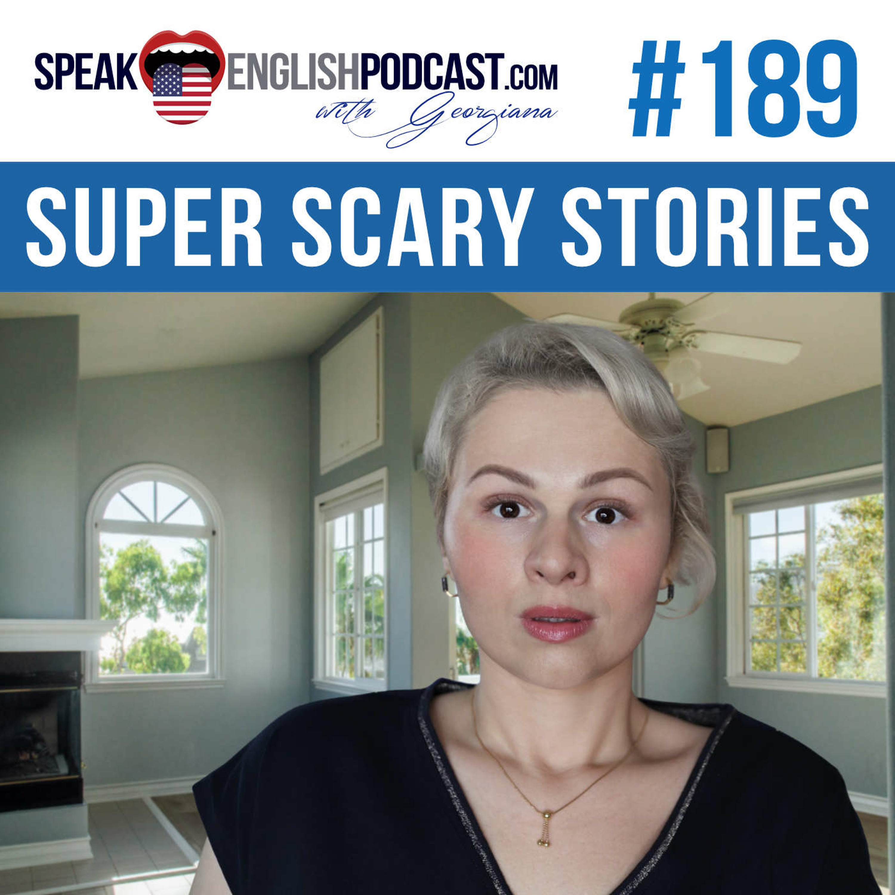 #189 Super Short Scary Stories in English episode artwork