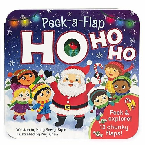 ⚡PDF⚡_  Ho Ho Ho! Christmas Lift-a-Flap Board Book for Kids Ages 0-4 (Peek a Fla