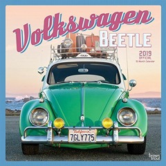 ❤️ Read Volkswagen Beetle 2019 12 x 12 Inch Monthly Square Wall Calendar, German Motor Car (Mult