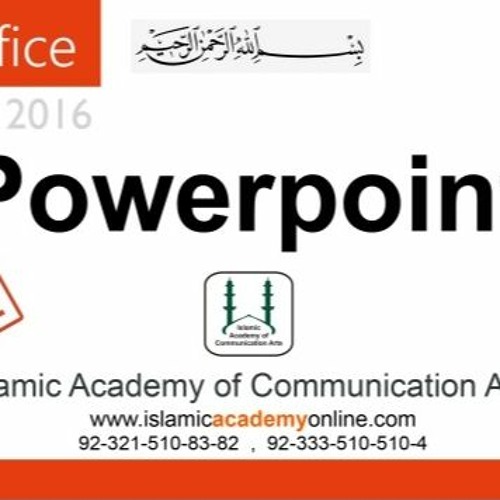 Stream Ms Powerpoint 2007 Tutorial In Urdu Pdf Download By Rucuyfugu |  Listen Online For Free On Soundcloud