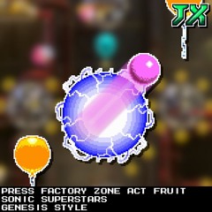 [16-Bit;Genesis]Press Factory Zone Act Fruit - Sonic Superstars