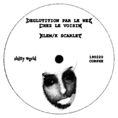 Déglutition par le nez chez le voisin KLEM/K