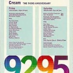 Danny Rampling & MC Kinky - Cream (3rd Birthday) Nation - Liverpool - 14-10-95