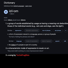 Idiom