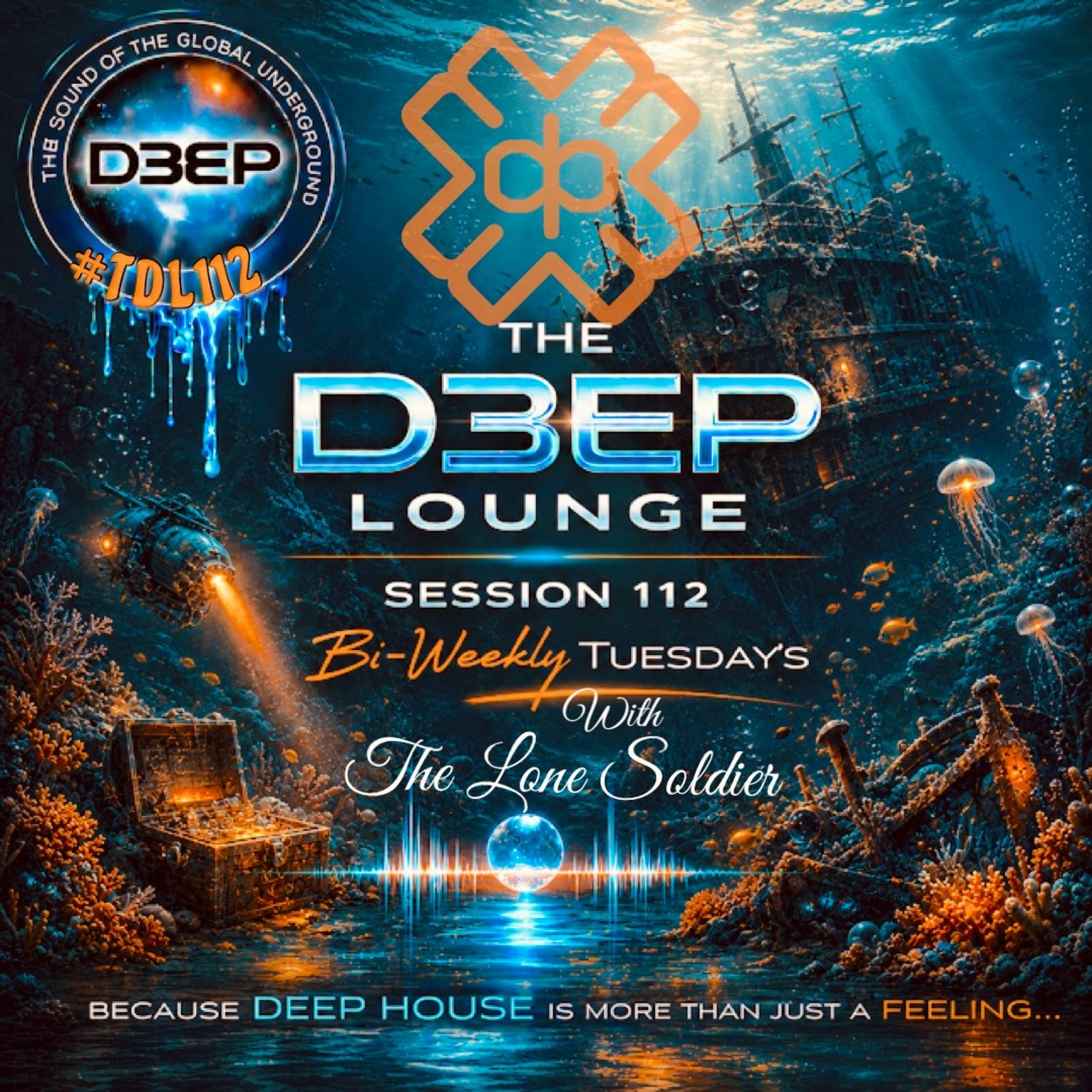 The D3EP Lounge "Session 112" episode artwork