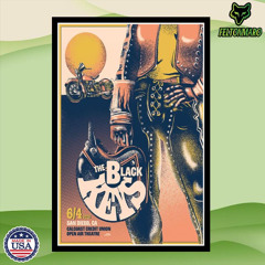 The Black Keys June 4 2025 San Diego, CA Show Poster