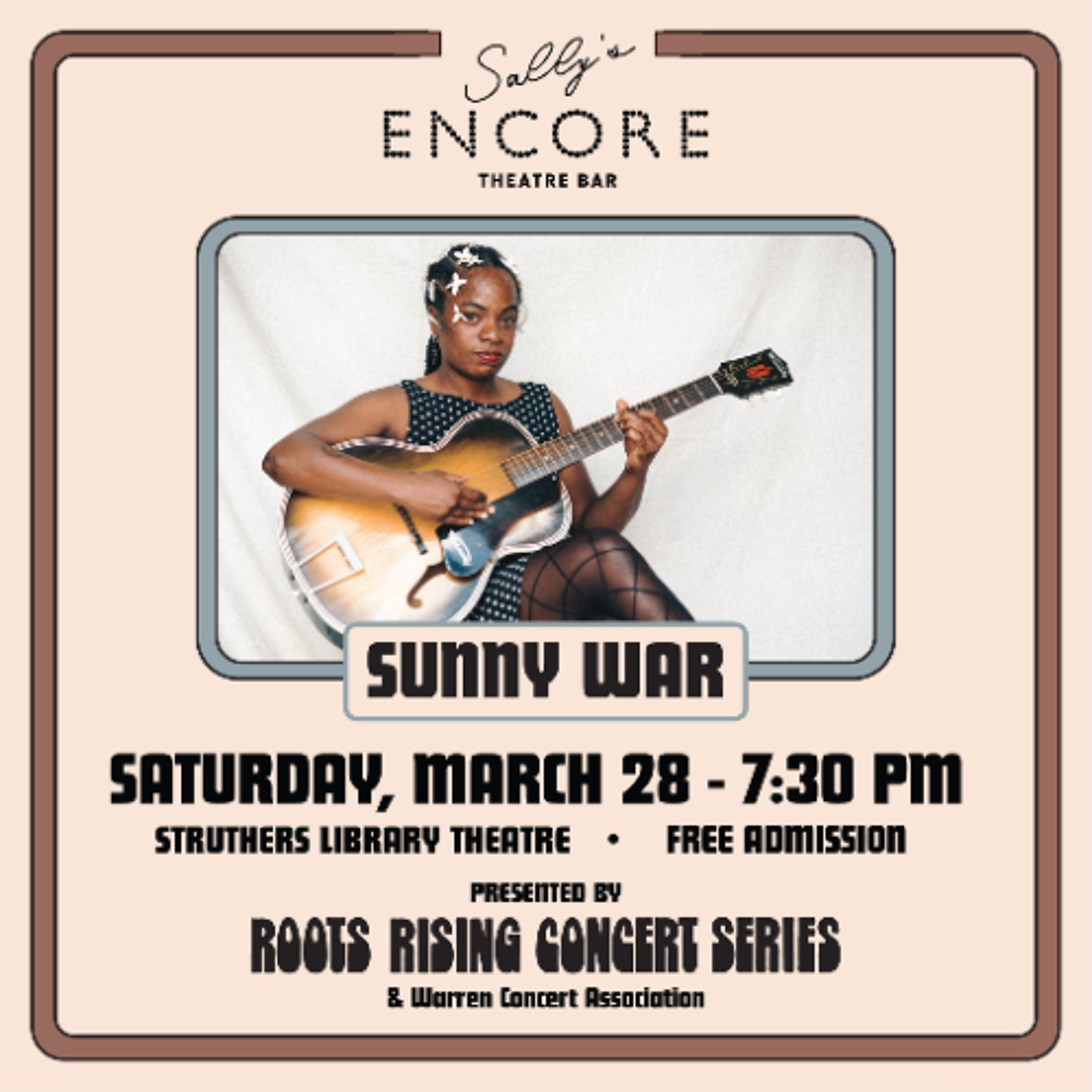 Arts on Fire - Sunny War - March 27, 2026