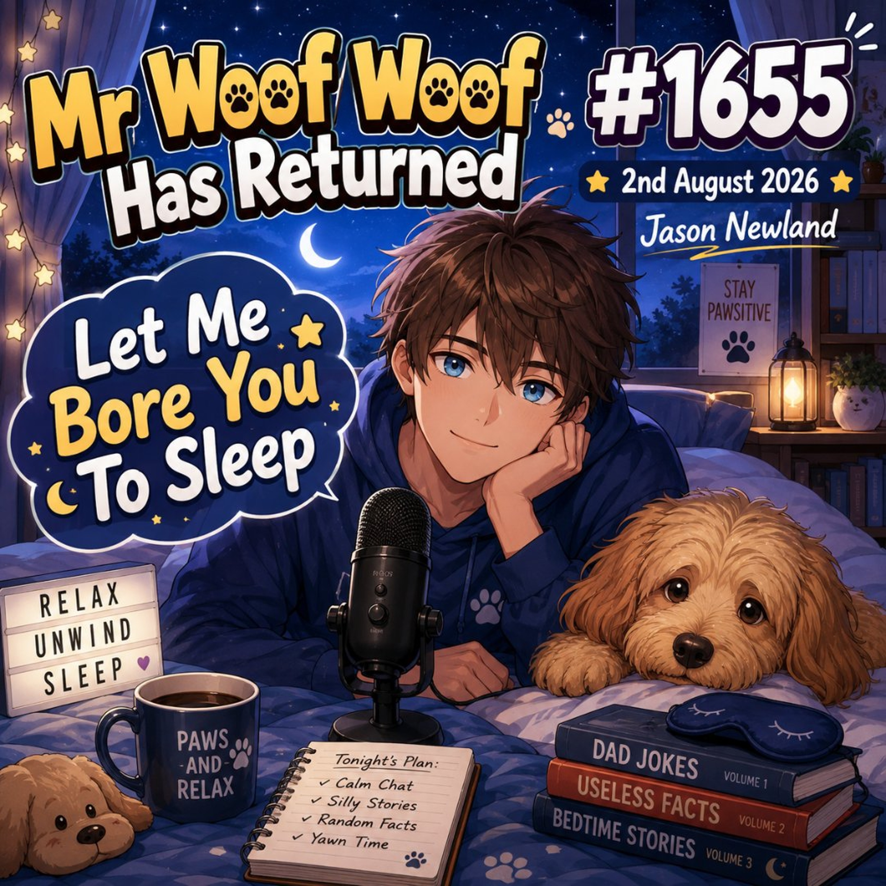 (Long Voice Only) Mr Woof Woof Has Returned  #1655 Let Me Bore You To Sleep  2nd August 2026 episode artwork