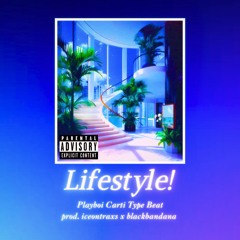 [FREE] Playboi Carti X Pierre Bourne Type Beat -  Lifestyle! (prod. Iceontraxs X Blackbandana)