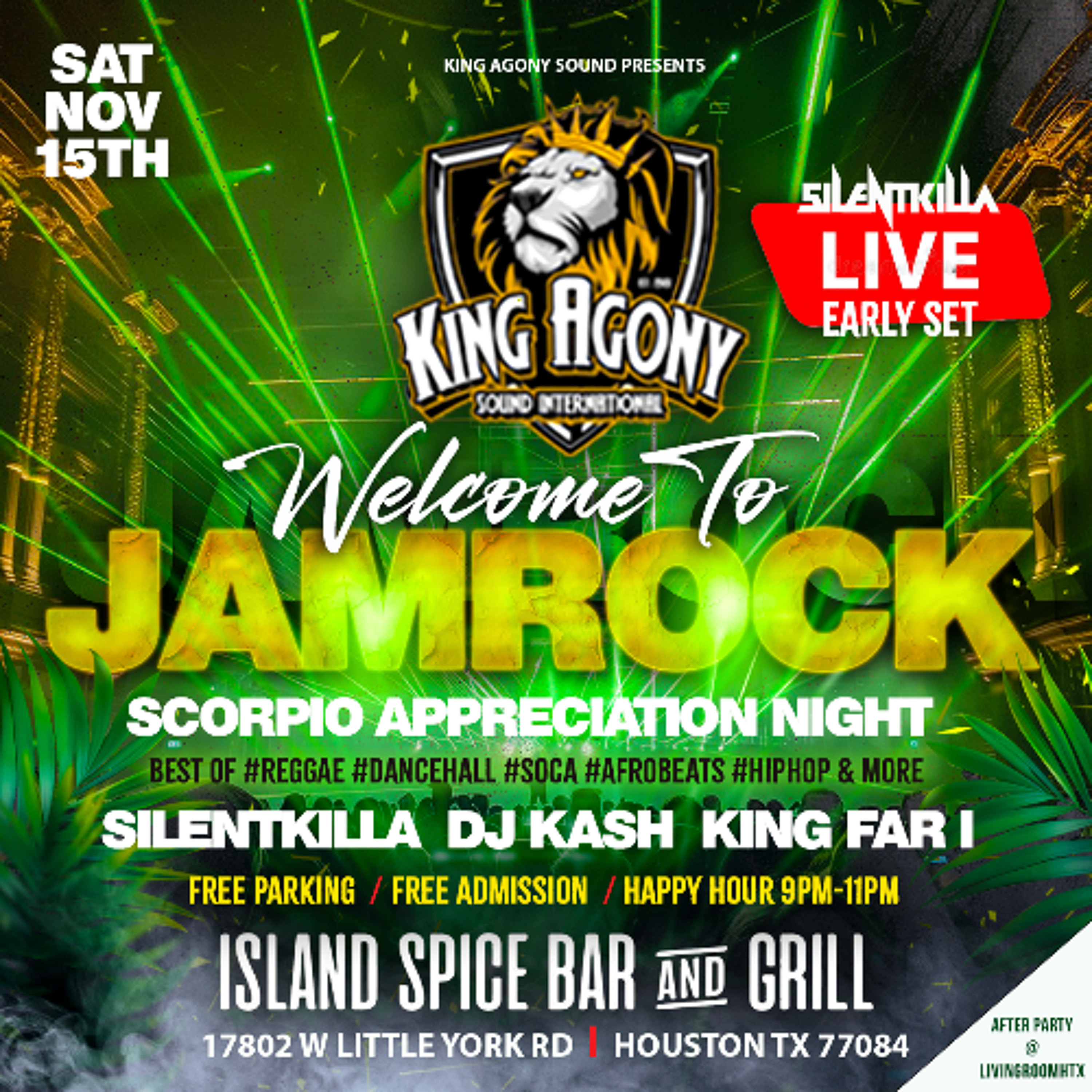 Welcome to Jamrock Saturdays Live set episode artwork