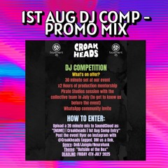 1ST AUG DJ COMPETITION - PROMO MIX | Zaba | DnB Mix | Croakheads