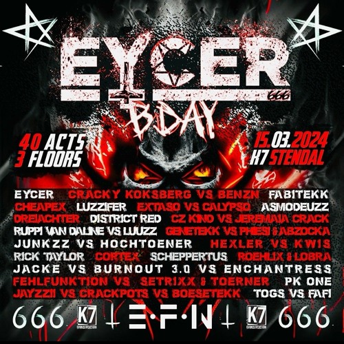 JAYZZII - Eycer Bday 2024 [Setcut] @K7 Stendal