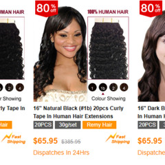Curly Tape In Hair Extensions for Fast, Natural Volume & Soft, Defined Curls