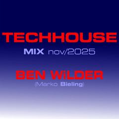 Ben Wilder (Marko Bieling) Techhouse Melodic Techno Mix 2025
