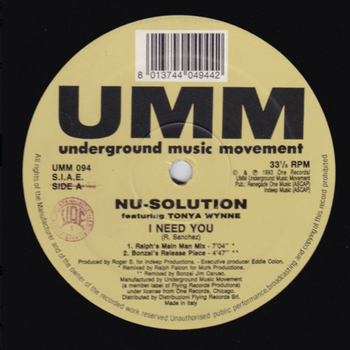 Nu-solution- I Need You (Luca’s dub mix)