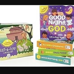 Read eBook [PDF] 🌟 Little Sunbeams Religious Lift-A-Flap 4-Book Set for Babies and Toddlers, Ages