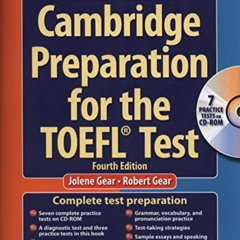 VIEW EPUB 💜 Cambridge Preparation for the TOEFL Test (Book & CD-ROM) by  Jolene Gear