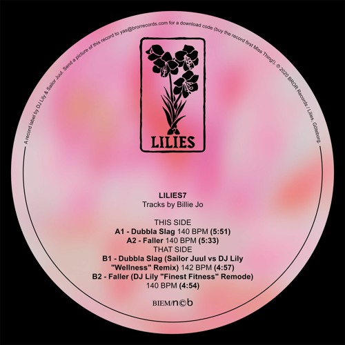 Premiere: Billie Jo - Dubbla Slag [LILIES7]