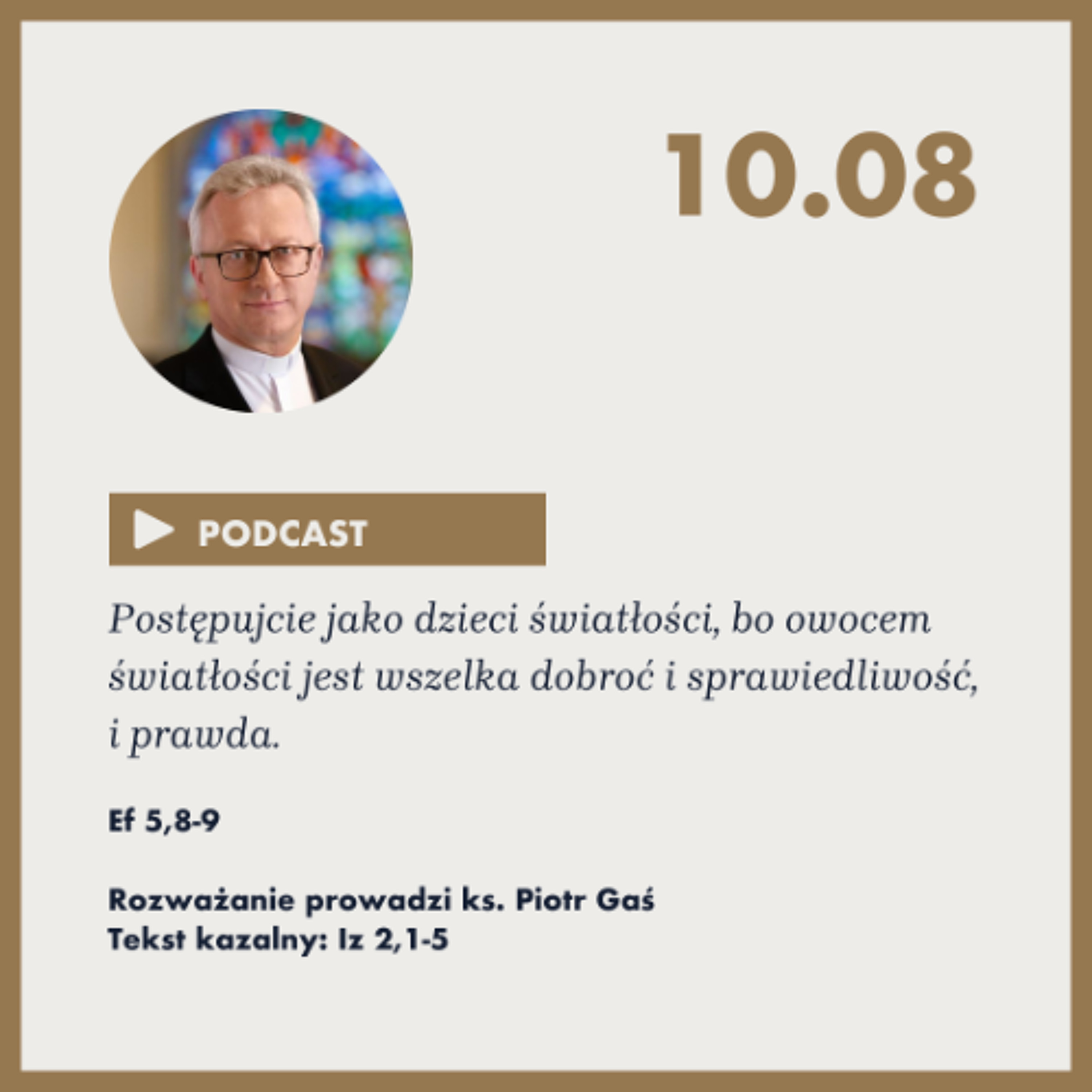 Niedziela ze Słowem, rozważanie z nabożeństwa z 10 sierpnia 2025 episode artwork