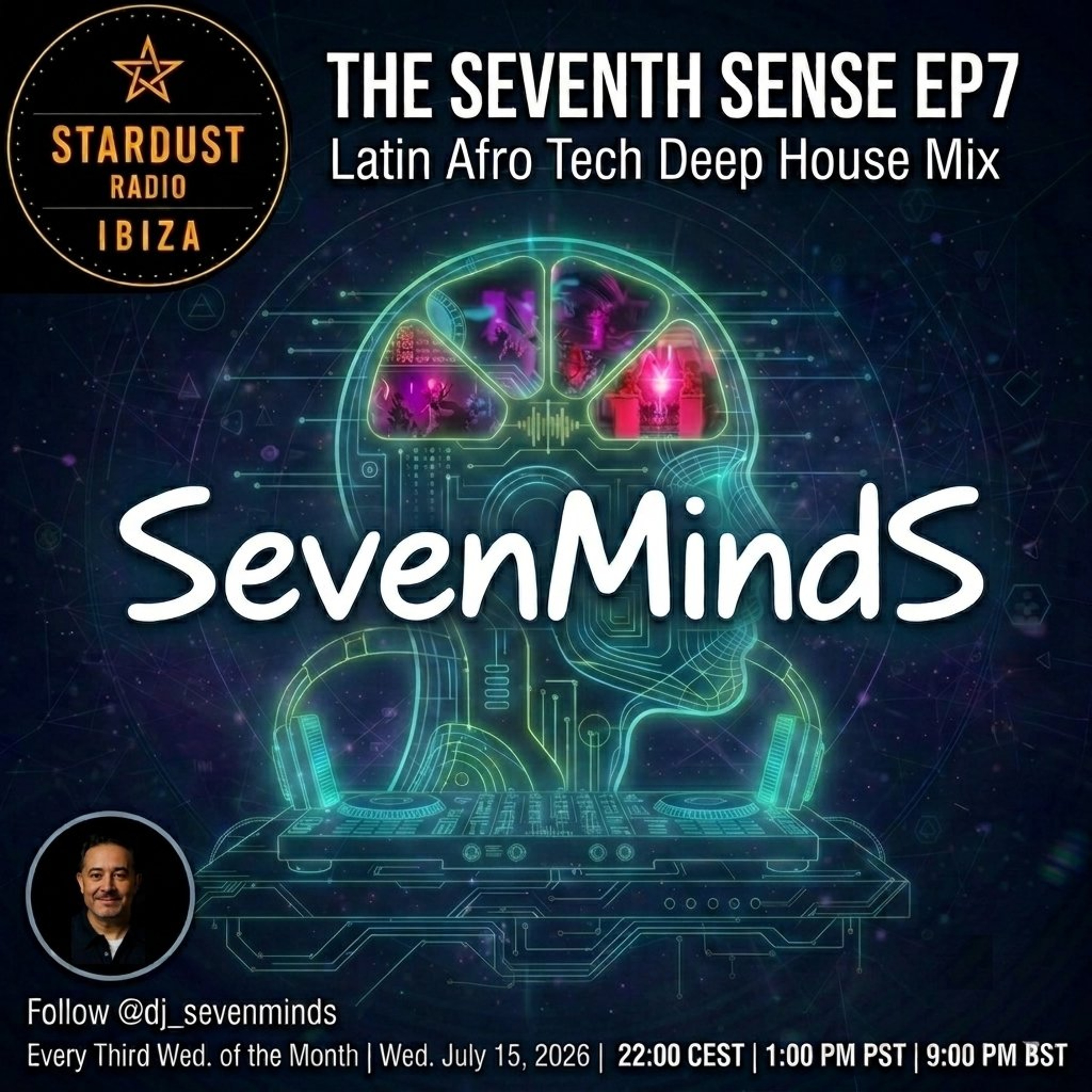 SevenMindS - The Seventh Sense EP7 - Afro Latin Tech Deep House Mix episode artwork