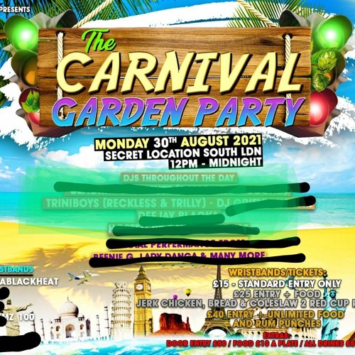 Carnival Garden Party {LIVE SET} SOCA, ZESS, DANCEHALL - Hosted by Xander