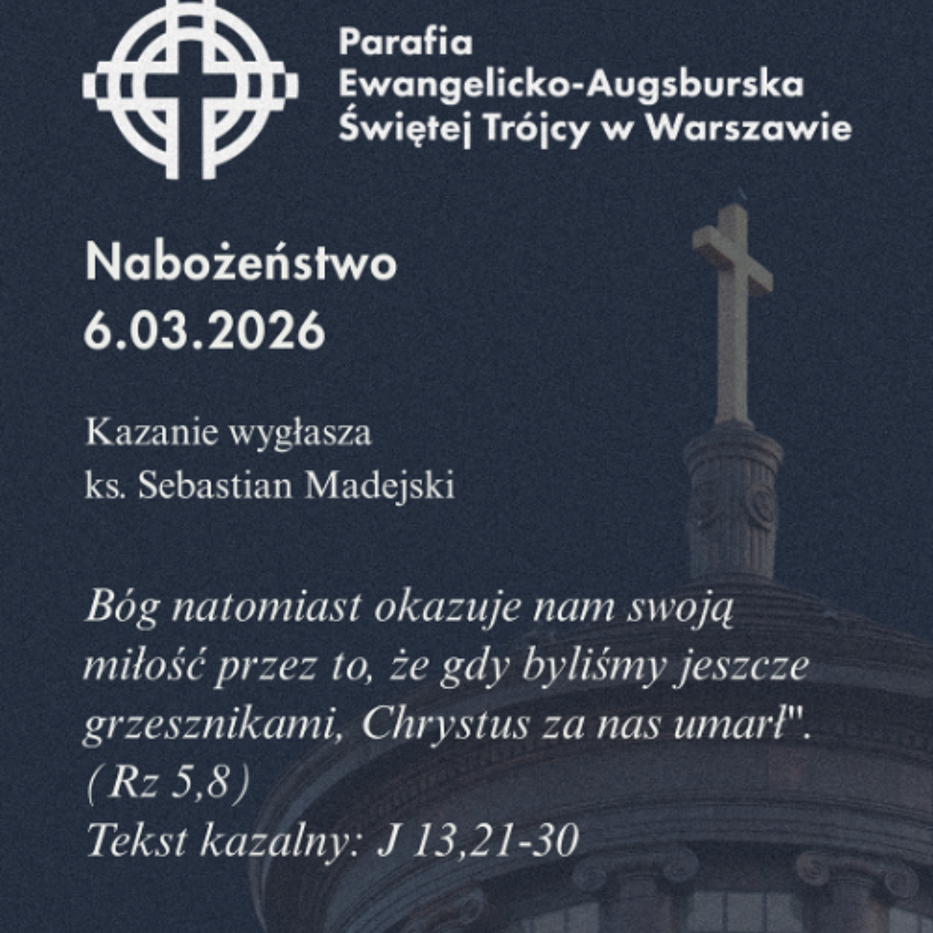 Rozważanie z nabożeństwa tygodniowego z 6 marca 2026 episode artwork