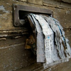 wet newspaper