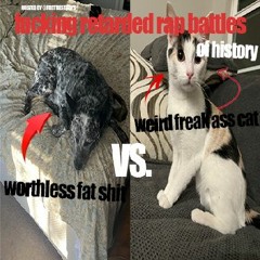 fat ass dog "Zip🤐🤐" vs Freaky ass cat "olive🥑🥑🥐" #epicrapBattlesOfPrettyBoys