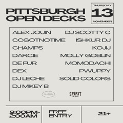 [LIVE SET] Tech House, UKG & Techno | Pittsburgh Open Decks - November 2025