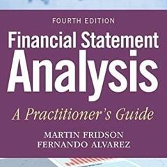 [Doc] Financial Statement Analysis: A Practitioner's Guide TXT