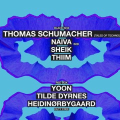 Culturebox - Blackbox 00.00AM-02.30AM (Warmup for Thomas Schumacher) Sep 13, 2025