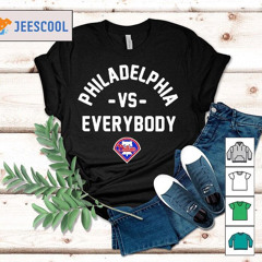 Best Philadelphia Vs Everybody Philadelphia Phillies Logo Shirt