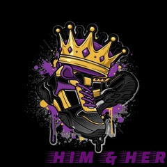 him and her