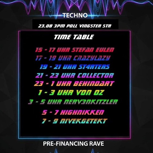 Techno ist Umsonst der Raum nicht Live Stream ab ca.18uhr bis Ende!!!!