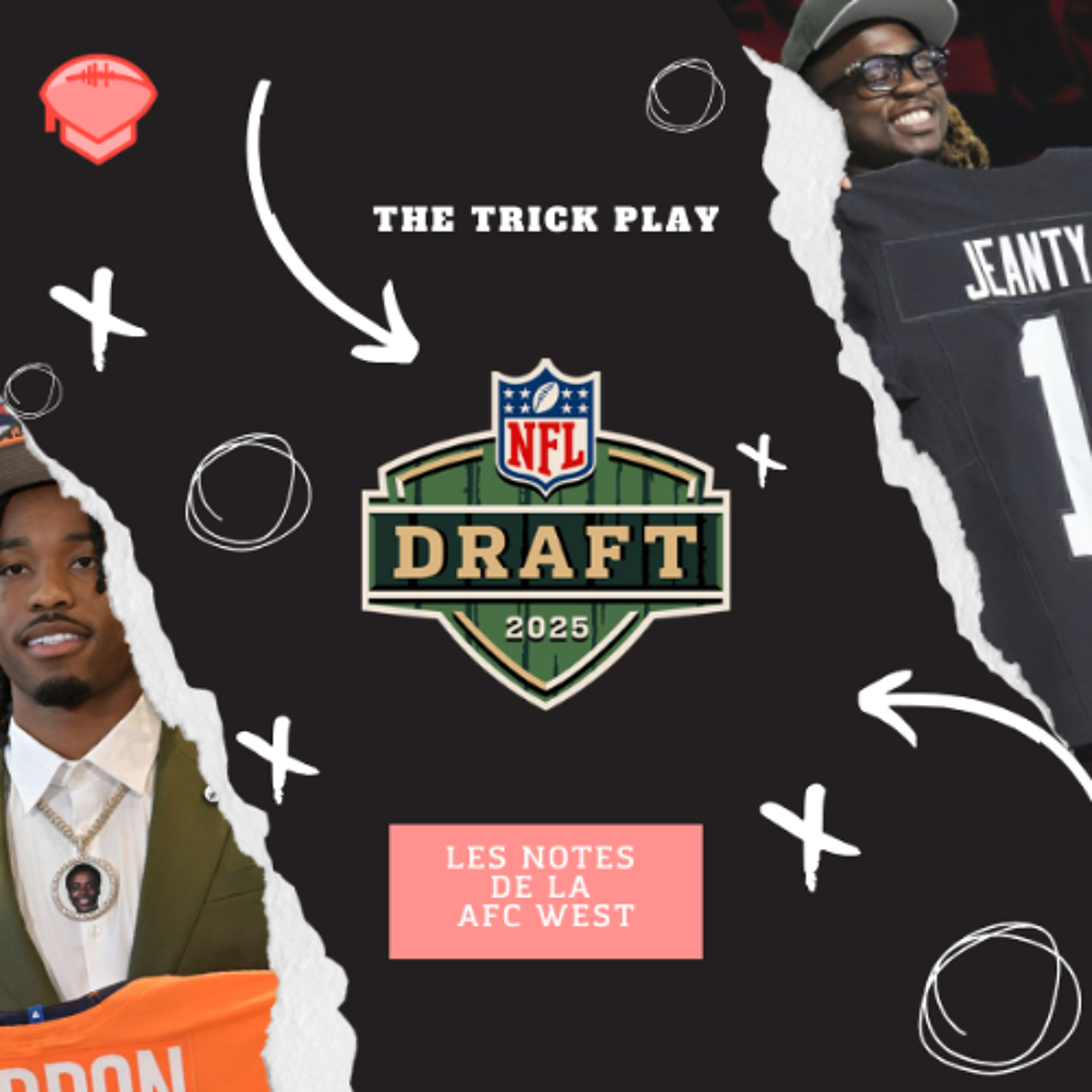 On note la draft 2025 des équipes de l’AFC West