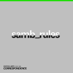 samb_rules ~ Correspondence Nº18