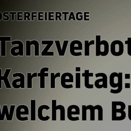 Tanzverbot=Stampfgefahr 190BPM